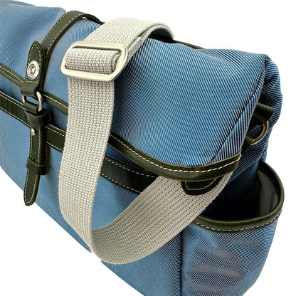 【KANEDAITO】豊岡鞄® 廃漁網 リサイクル 口折れ ショルダーバッグ Lサイズ A4 14インチ 日本製 56-1010