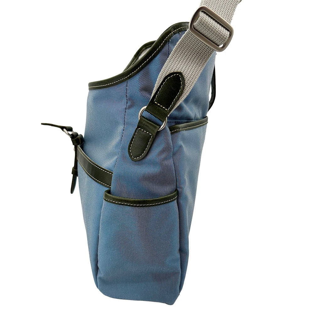 【KANEDAITO】豊岡鞄® 廃漁網 リサイクル 口折れ ショルダーバッグ Lサイズ A4 14インチ 日本製 56-1010