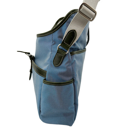 【KANEDAITO】豊岡鞄® 廃漁網 リサイクル 口折れ ショルダーバッグ Lサイズ A4 14インチ 日本製 56-1010