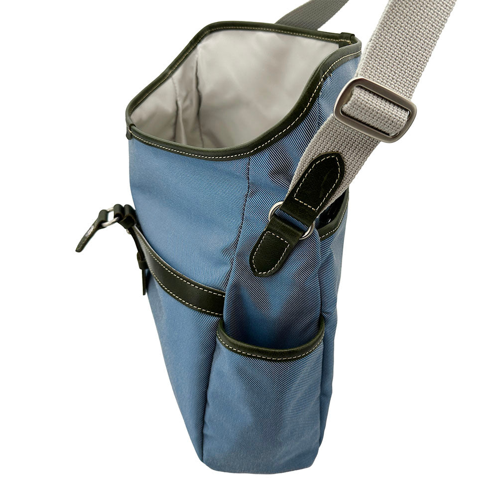 【KANEDAITO】豊岡鞄® 廃漁網 リサイクル 口折れ ショルダーバッグ Lサイズ A4 14インチ 日本製 56-1010