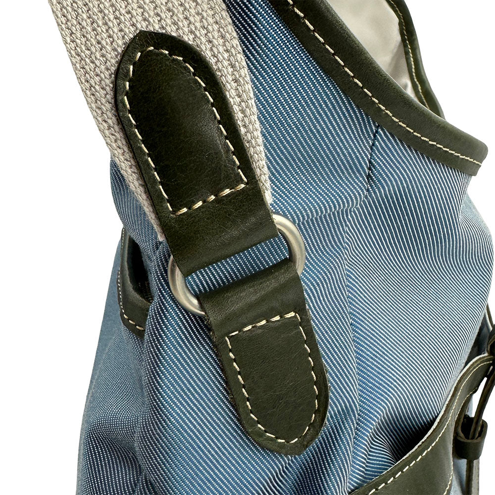 【KANEDAITO】豊岡鞄® 廃漁網 リサイクル 口折れ ショルダーバッグ Lサイズ A4 14インチ 日本製 56-1010