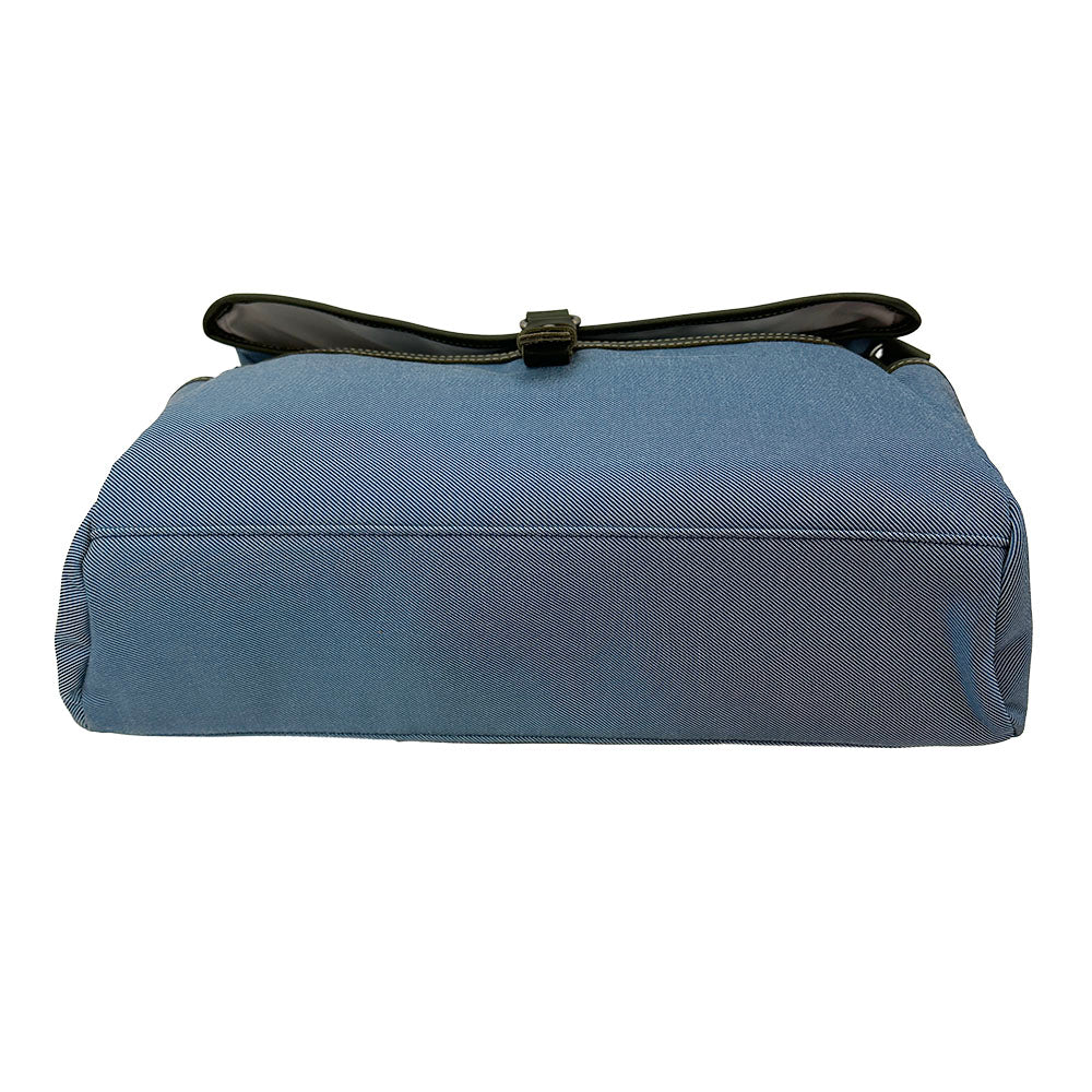 【KANEDAITO】豊岡鞄® 廃漁網 リサイクル 口折れ ショルダーバッグ Lサイズ A4 14インチ 日本製 56-1010