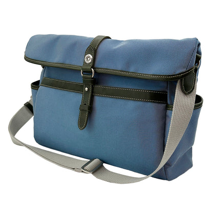 【KANEDAITO】豊岡鞄® 廃漁網 リサイクル 口折れ ショルダーバッグ Lサイズ A4 14インチ 日本製 56-1010