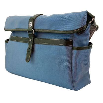 【KANEDAITO】豊岡鞄® 廃漁網 リサイクル 口折れ ショルダーバッグ Lサイズ A4 14インチ 日本製 56-1010