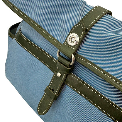 【KANEDAITO】豊岡鞄® 廃漁網 リサイクル 口折れ ショルダーバッグ Lサイズ A4 14インチ 日本製 56-1010