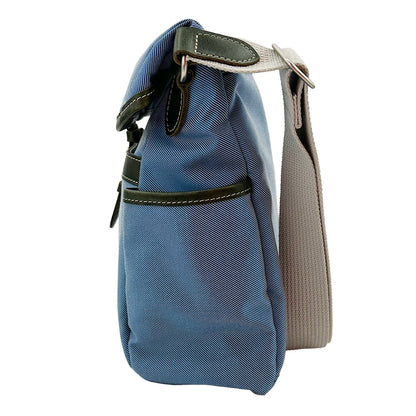 【KANEDAITO】豊岡鞄® 廃漁網 リサイクル 口折れ ショルダーバッグ Lサイズ A4 14インチ 日本製 56-1010