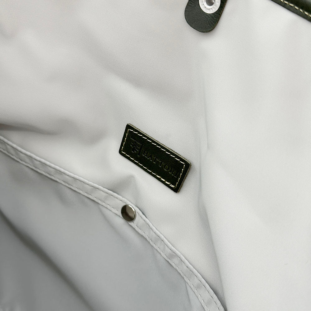 【KANEDAITO】豊岡鞄® 廃漁網 リサイクル 口折れ ショルダーバッグ Lサイズ A4 14インチ 日本製 56-1010