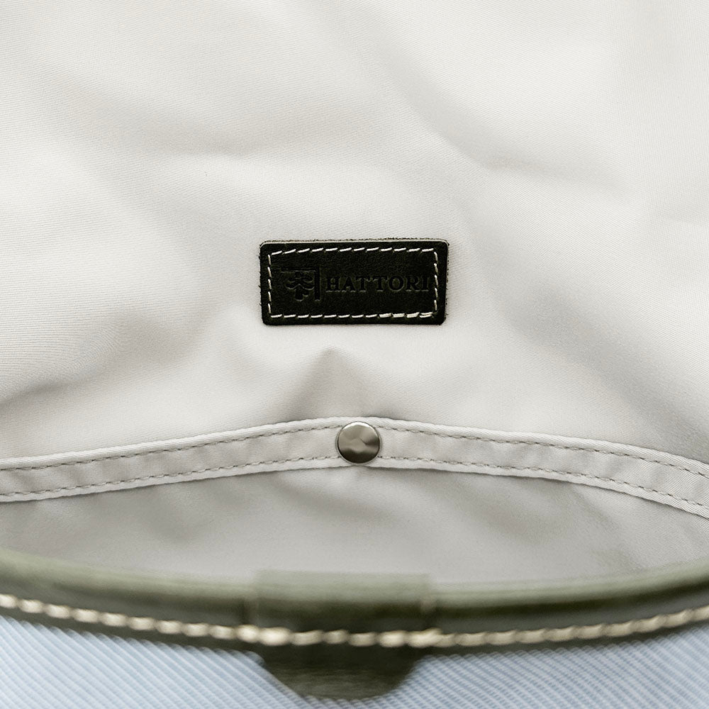 【KANEDAITO】豊岡鞄® 廃漁網 リサイクル 口折れ ショルダーバッグ Lサイズ A4 14インチ 日本製 56-1010