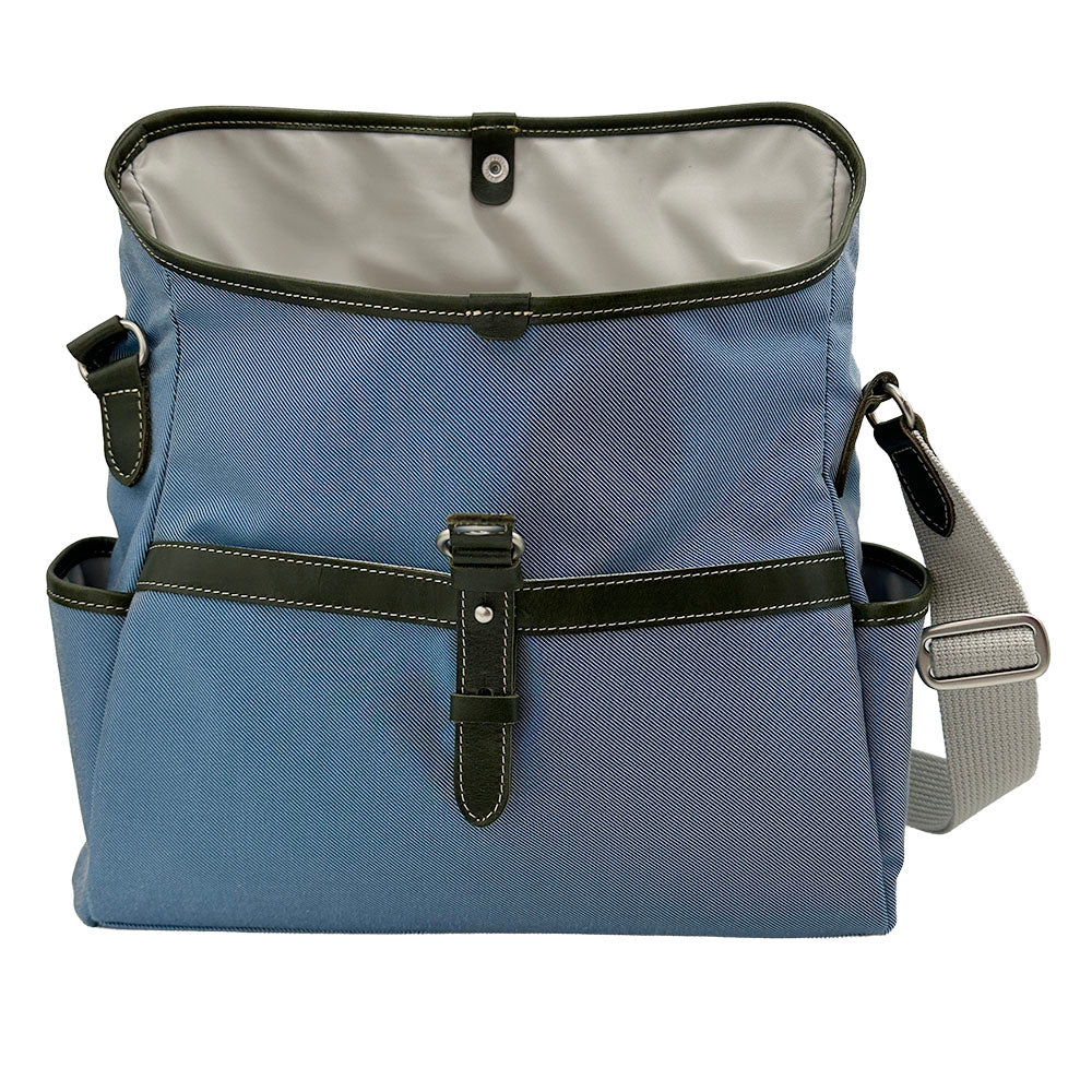 【KANEDAITO】豊岡鞄® 廃漁網 リサイクル 口折れ ショルダーバッグ Lサイズ A4 14インチ 日本製 56-1010