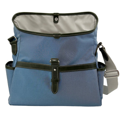 【KANEDAITO】豊岡鞄® 廃漁網 リサイクル 口折れ ショルダーバッグ Lサイズ A4 14インチ 日本製 56-1010