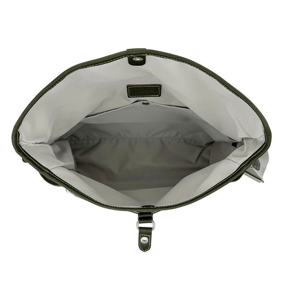 【KANEDAITO】豊岡鞄® 廃漁網 リサイクル 口折れ ショルダーバッグ Lサイズ A4 14インチ 日本製 56-1010