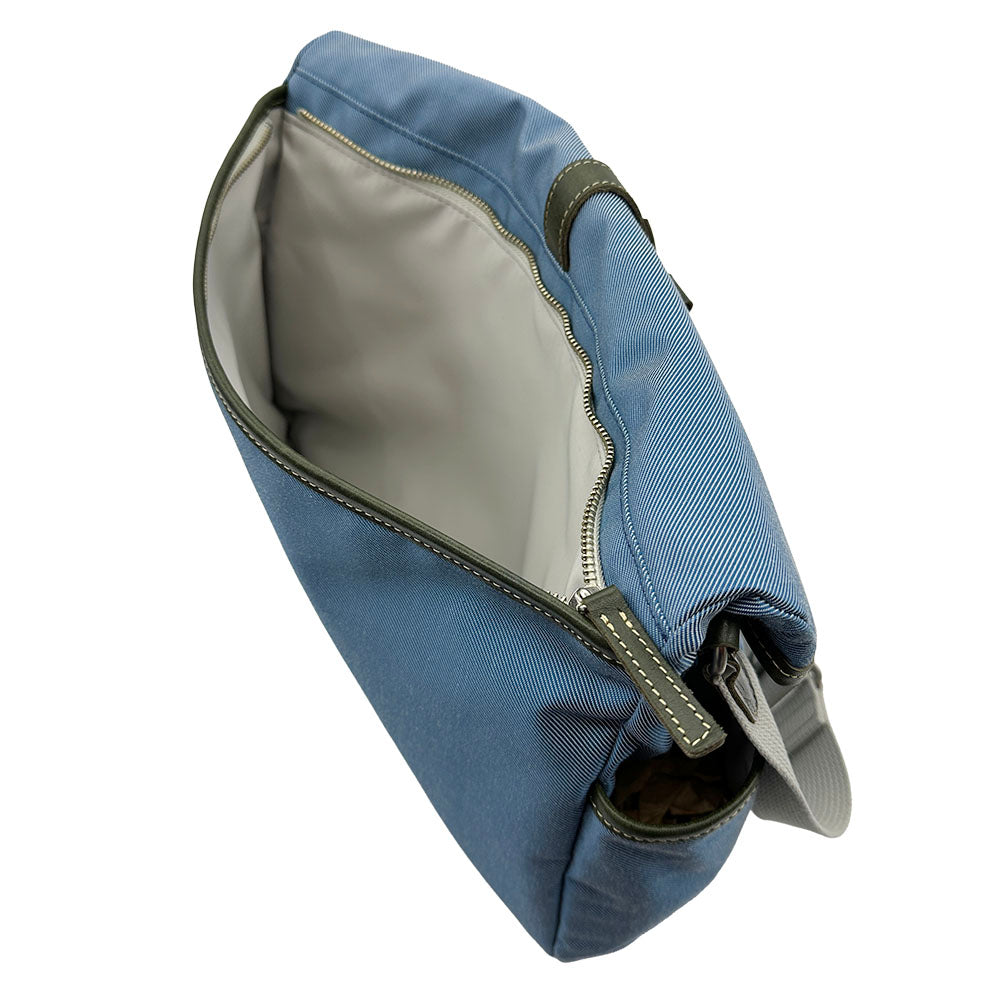 【KANEDAITO】豊岡鞄® 廃漁網 リサイクル 口折れ ショルダーバッグ Lサイズ A4 14インチ 日本製 56-1010