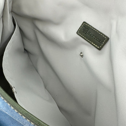 【KANEDAITO】豊岡鞄® 廃漁網 リサイクル 口折れ ショルダーバッグ Lサイズ A4 14インチ 日本製 56-1010