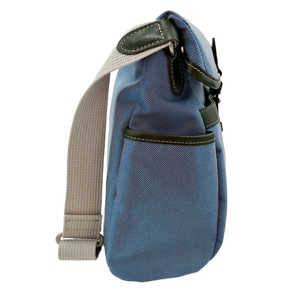 【KANEDAITO】豊岡鞄® 廃漁網 リサイクル 口折れ ショルダーバッグ Lサイズ A4 14インチ 日本製 56-1010