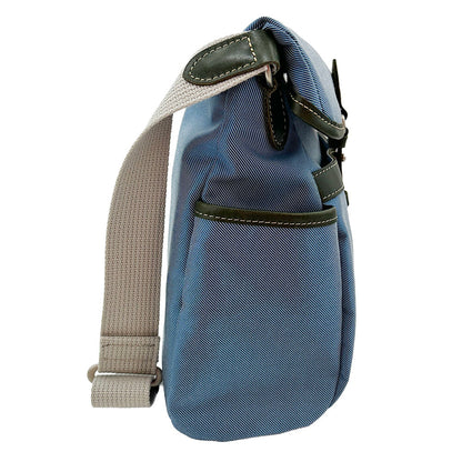 【KANEDAITO】豊岡鞄® 廃漁網 リサイクル 口折れ ショルダーバッグ Lサイズ A4 14インチ 日本製 56-1010