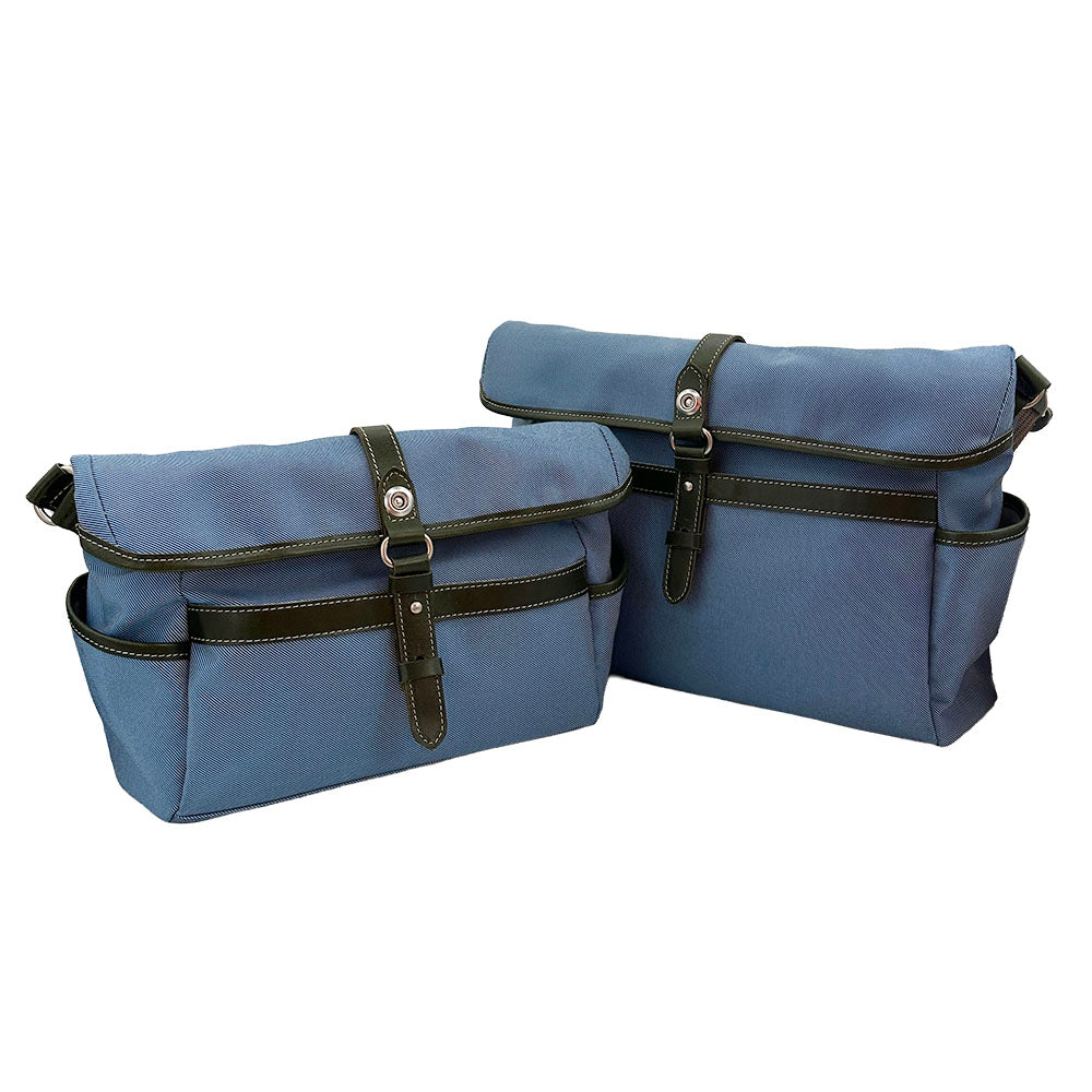 【KANEDAITO】豊岡鞄® 廃漁網 リサイクル 口折れ ショルダーバッグ Lサイズ A4 14インチ 日本製 56-1010