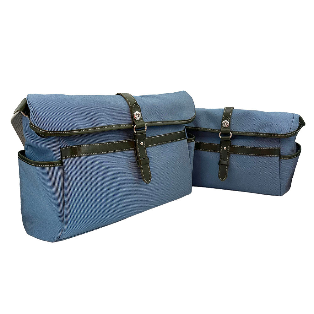 【KANEDAITO】豊岡鞄® 廃漁網 リサイクル 口折れ ショルダーバッグ Lサイズ A4 14インチ 日本製 56-1010