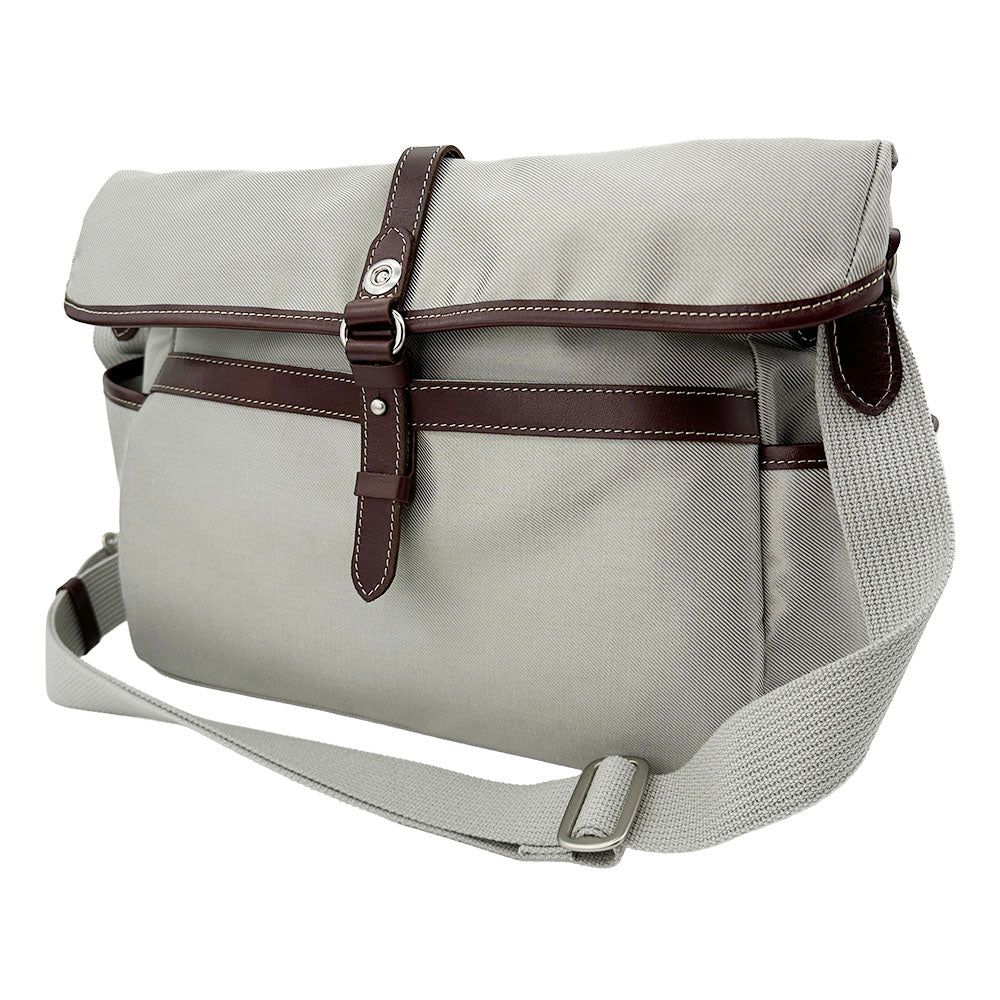 【KANEDAITO】豊岡鞄® 廃漁網 リサイクル 口折れ ショルダーバッグ Lサイズ A4 14インチ 日本製 56-1010