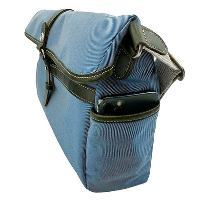 【KANEDAITO】豊岡鞄® 廃漁網 リサイクル 口折れ ショルダーバッグ Lサイズ A4 14インチ 日本製 56-1010