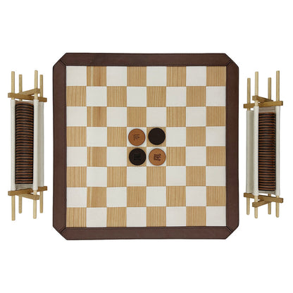 【電話注文受付中】「京都 Design House KAZE」×「豊岡 服部」 杉と革が織りなすリバーシ