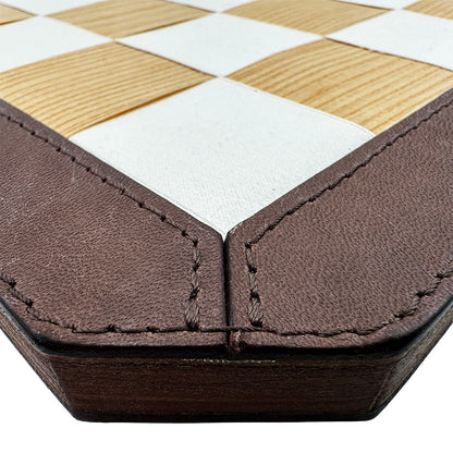 【電話注文受付中】「京都 Design House KAZE」×「豊岡 服部」 杉と革が織りなすリバーシ