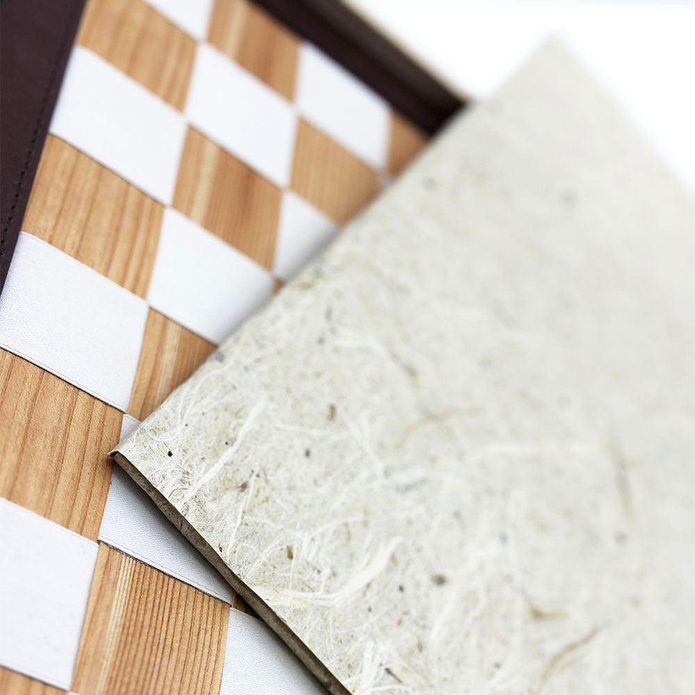 【電話注文受付中】「京都 Design House KAZE」×「豊岡 服部」 杉と革が織りなすリバーシ