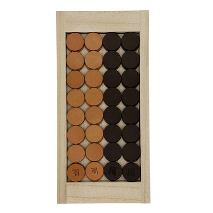 【電話注文受付中】「京都 Design House KAZE」×「豊岡 服部」 杉と革が織りなすリバーシ