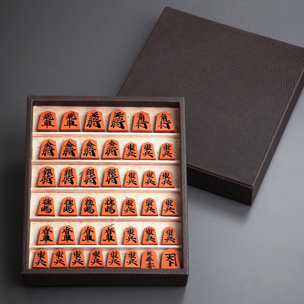 本格牛革将棋駒（書き師 天麻）