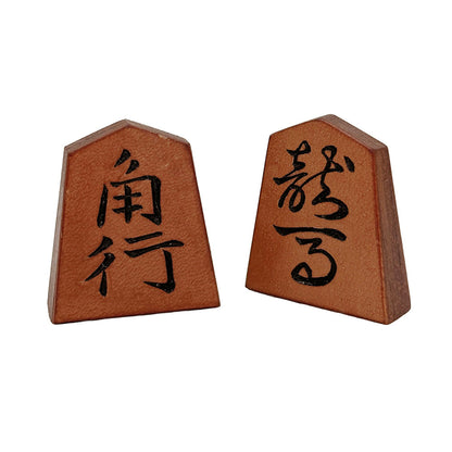【受注生産受付中】オールレザー「本格牛革将棋駒」セット（彫り師 暁）
