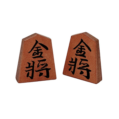 【受注生産受付中】オールレザー「本格牛革将棋駒」セット（彫り師 亘山）