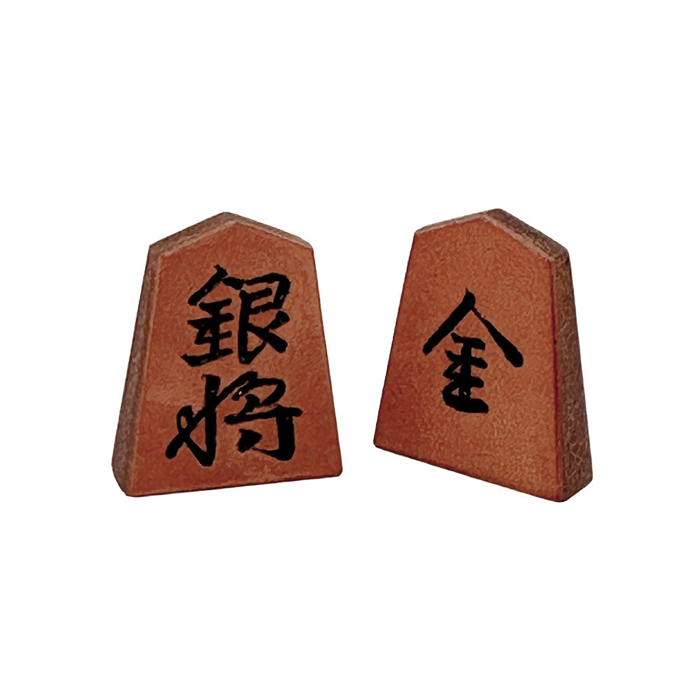 【受注生産受付中】オールレザー「本格牛革将棋駒」セット（彫り師 亘山）