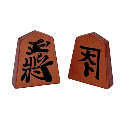 【受注生産受付中】オールレザー「本格牛革将棋駒」セット（書き師 天麻）